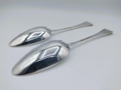 2 Silver spoons, R. Helweg, Amsterdam, 1778
