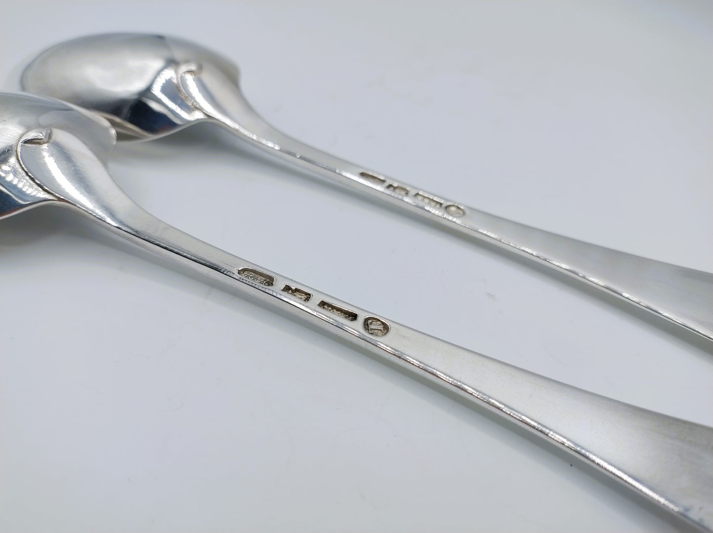 2 Silver spoons, R. Helweg, Amsterdam, 1778