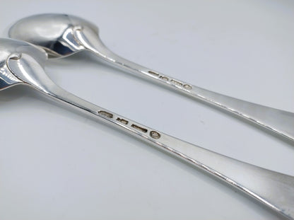 2 Silver spoons, R. Helweg, Amsterdam, 1778