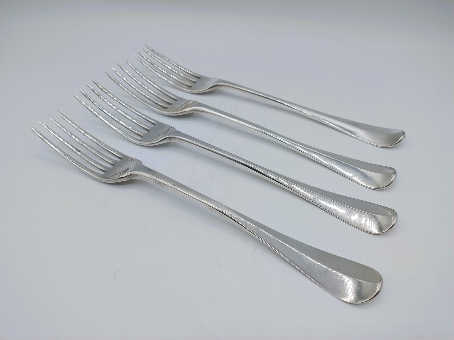 4 Silver forks, R. Helweg, Amsterdam, 1790 / 1792