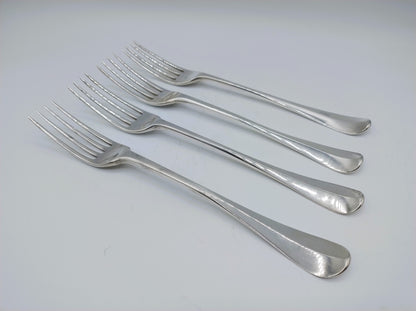 4 Silver forks, R. Helweg, Amsterdam, 1790 / 1792