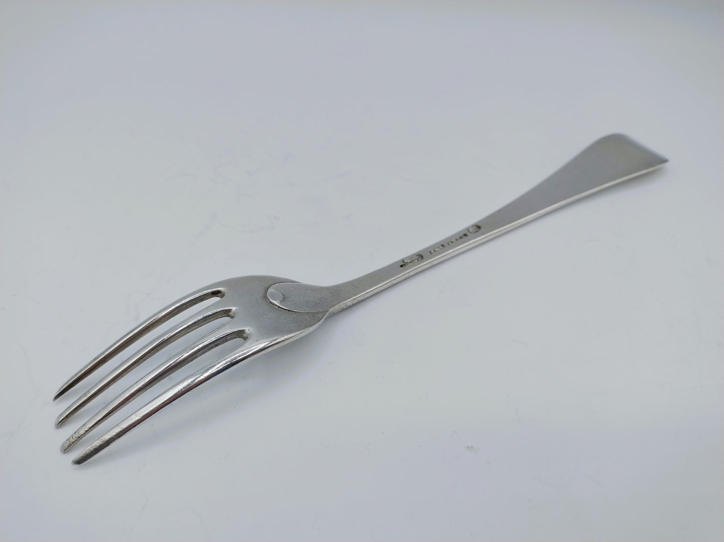 Silver fork, R. Helweg, Amsterdam, 1800