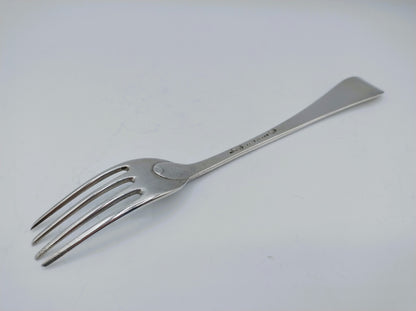 Silver fork, R. Helweg, Amsterdam, 1800