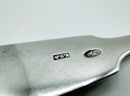 3 Silver spoons, M.A. Andreyeva, Moscow, ca. 1905