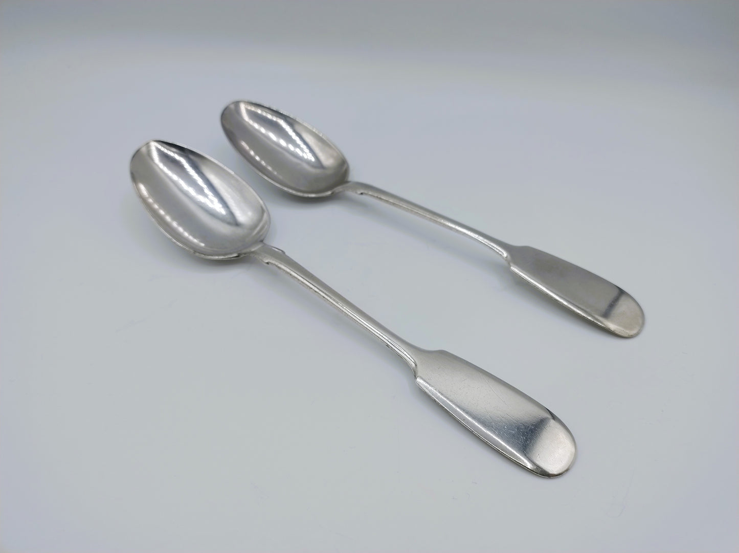 2 Zilveren lepels, M. Tarasov, Moskou, ca. 1910