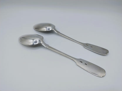 2 Zilveren lepels, M. Tarasov, Moskou, ca. 1910