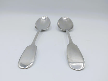 2 Zilveren lepels, M. Tarasov, Moskou, ca. 1910