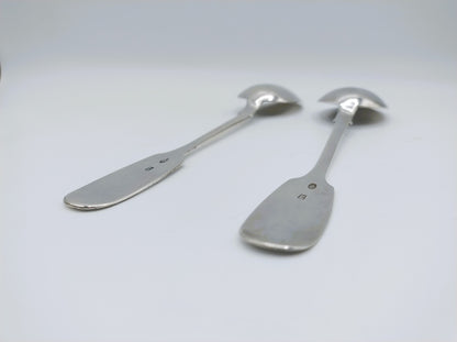 2 Zilveren lepels, M. Tarasov, Moskou, ca. 1910