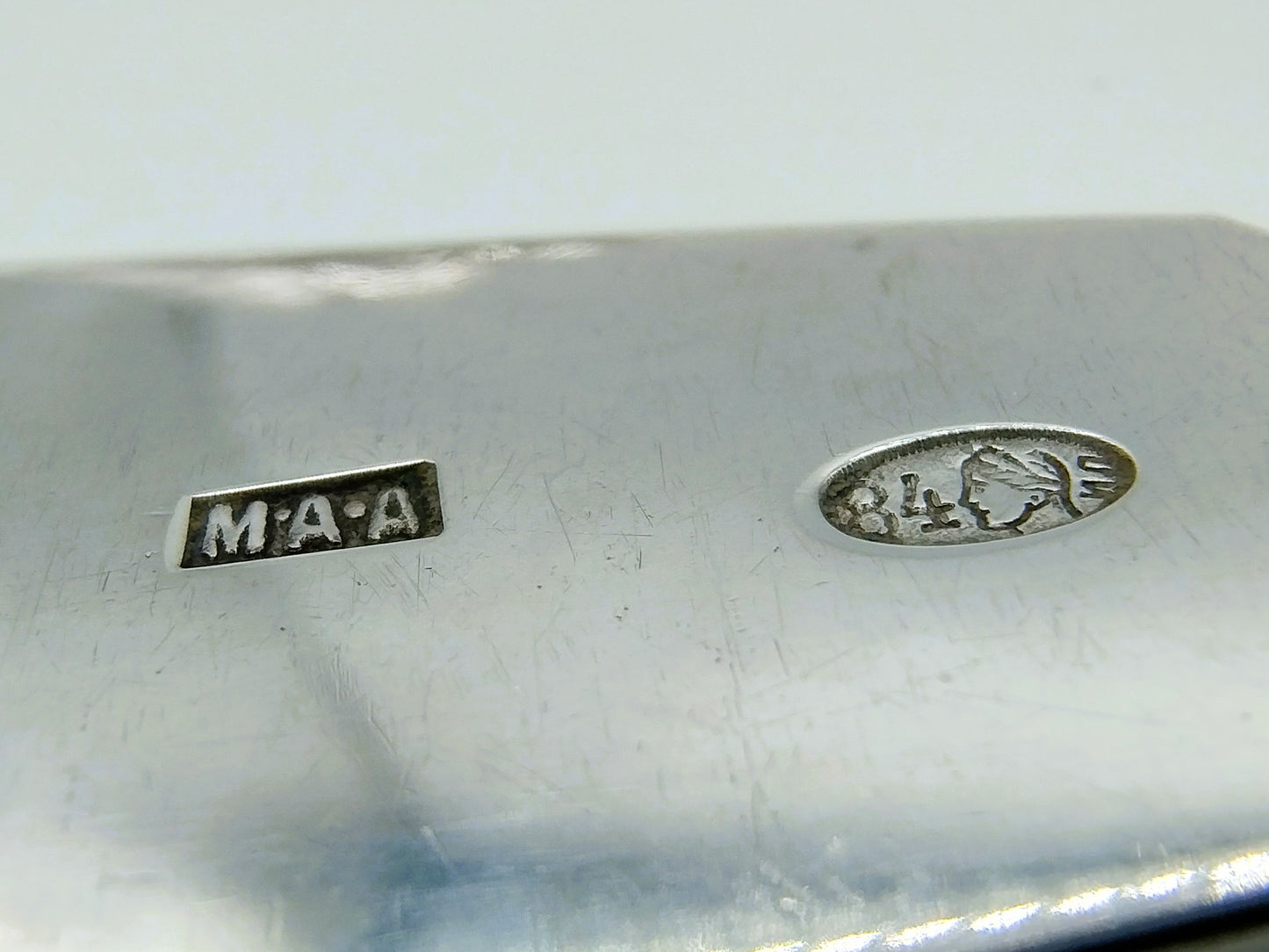6 Silver spoons, M.A. Andreyeva, Moscow, approx. 1905