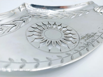 Silver fish slice, F. C. Thomas, Brussels, ca. 1820