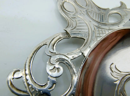 Silver fish slice, N.S. Visser and Co, 's-Hertogenbosch, 1868