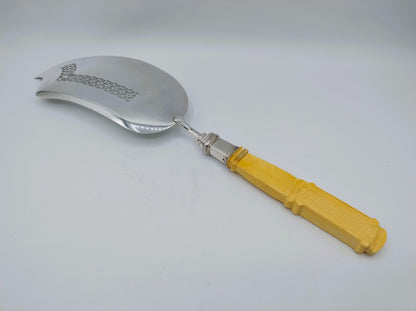 Silver fish slice, J. Helweg, Amsterdam, 1835