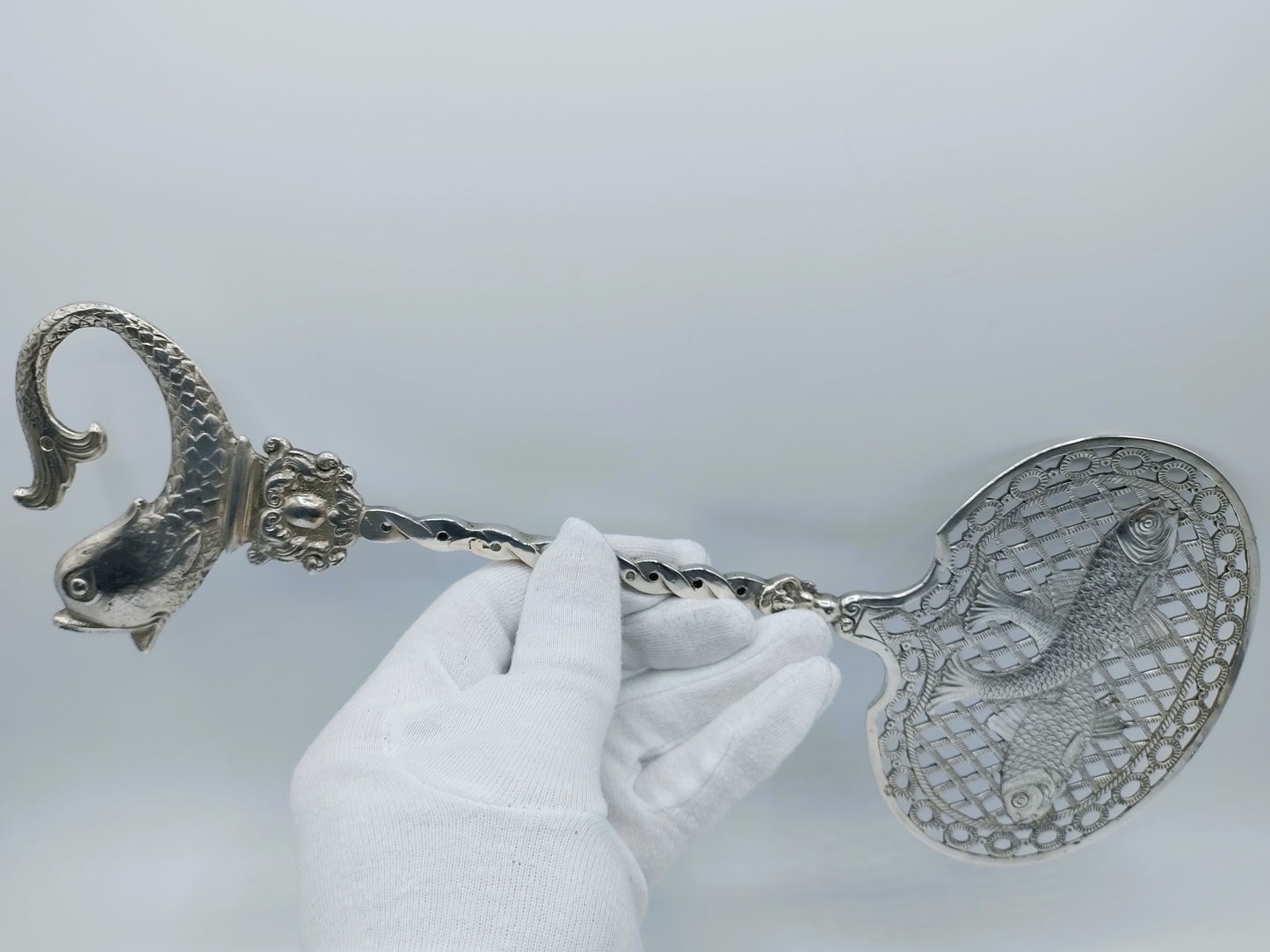 Silver fish slice, W. Langerak, Schoonhoven, 1919