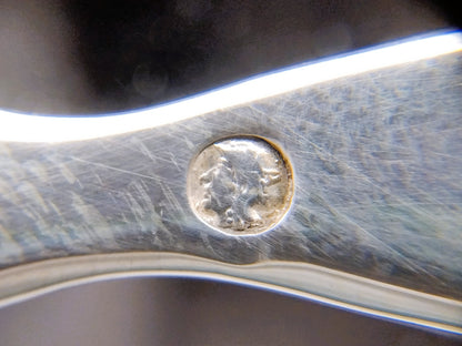 Silver fish slice, J. van Wijk, Amsterdam, 1844