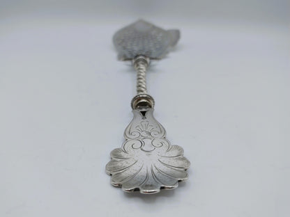 Zilveren visschep, Fa. J.M. van Kempen, Voorschoten, 1901