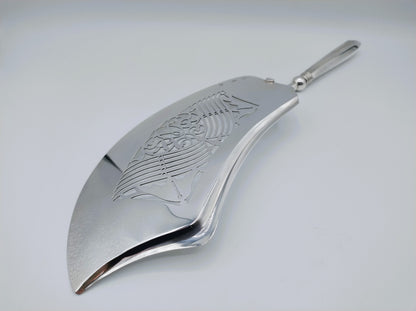 Silver fish slice, P.G. Petersen, Amsterdam, 1825