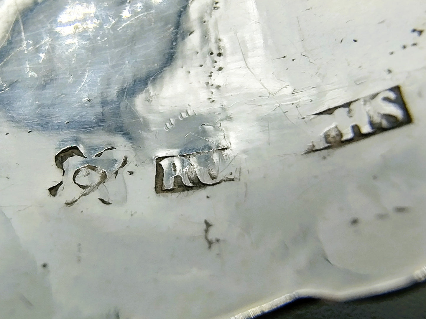 Silver cake server, J.H.A. Rudolphs, Altona, c. 1850