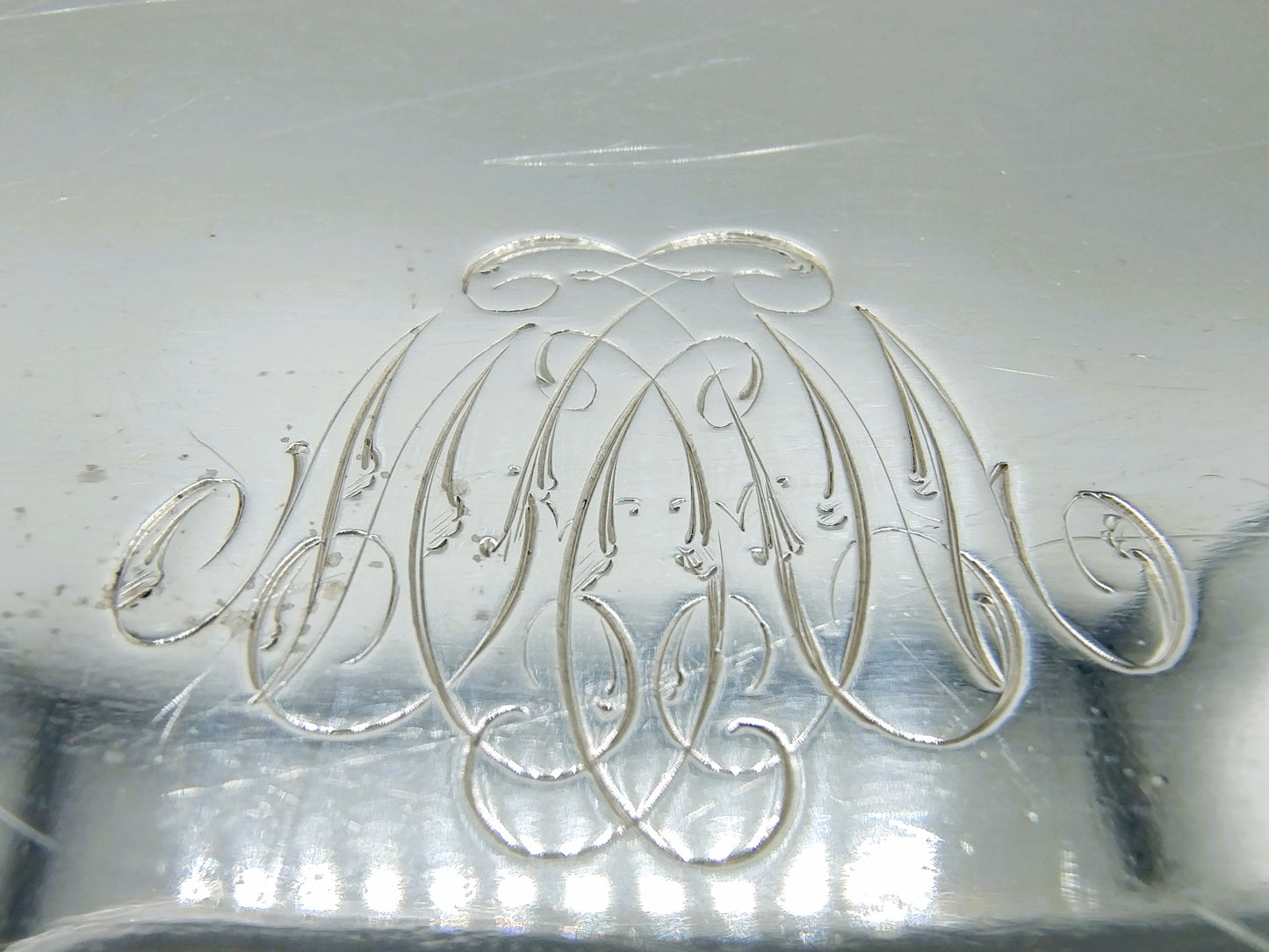 Silver oval dish, J. de Pater, Rotterdam, 1814