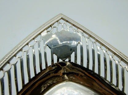 Silver oval dish, J. de Pater, Rotterdam, 1814