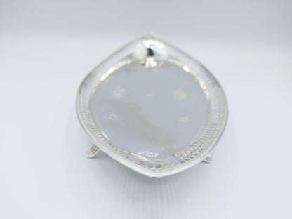 Silver oval dish, J. de Pater, Rotterdam, 1814