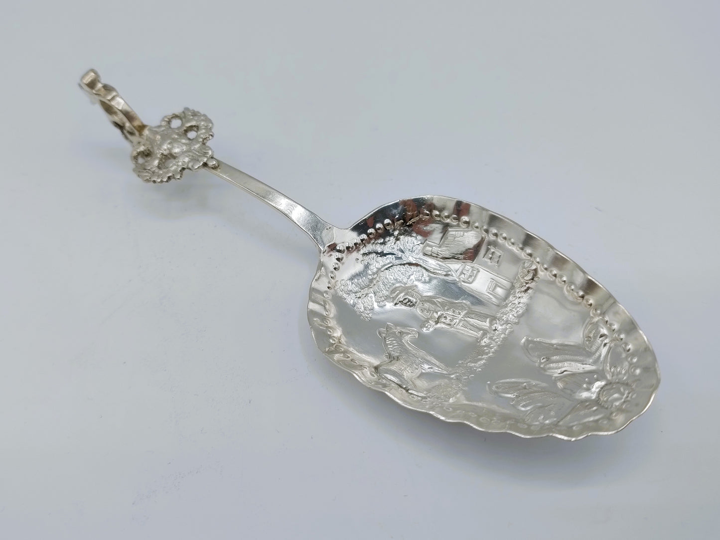 Silver cream spoon, J. Schijfsma, Sneek, c. 1880