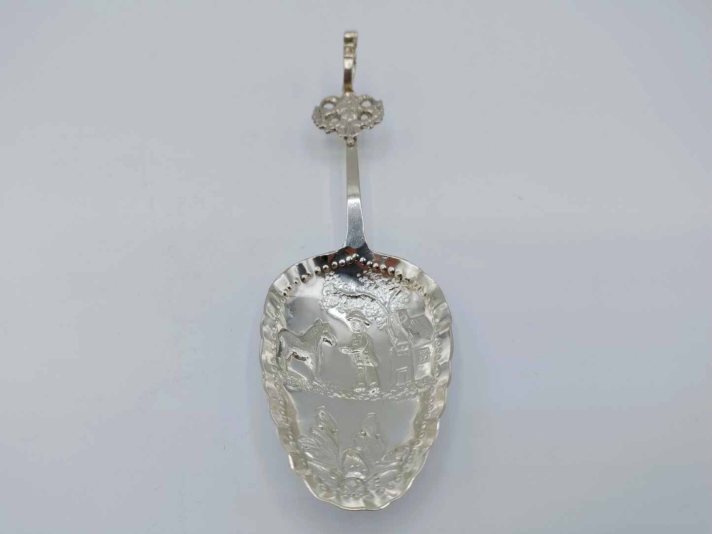 Silver cream spoon, J. Schijfsma, Sneek, c. 1880
