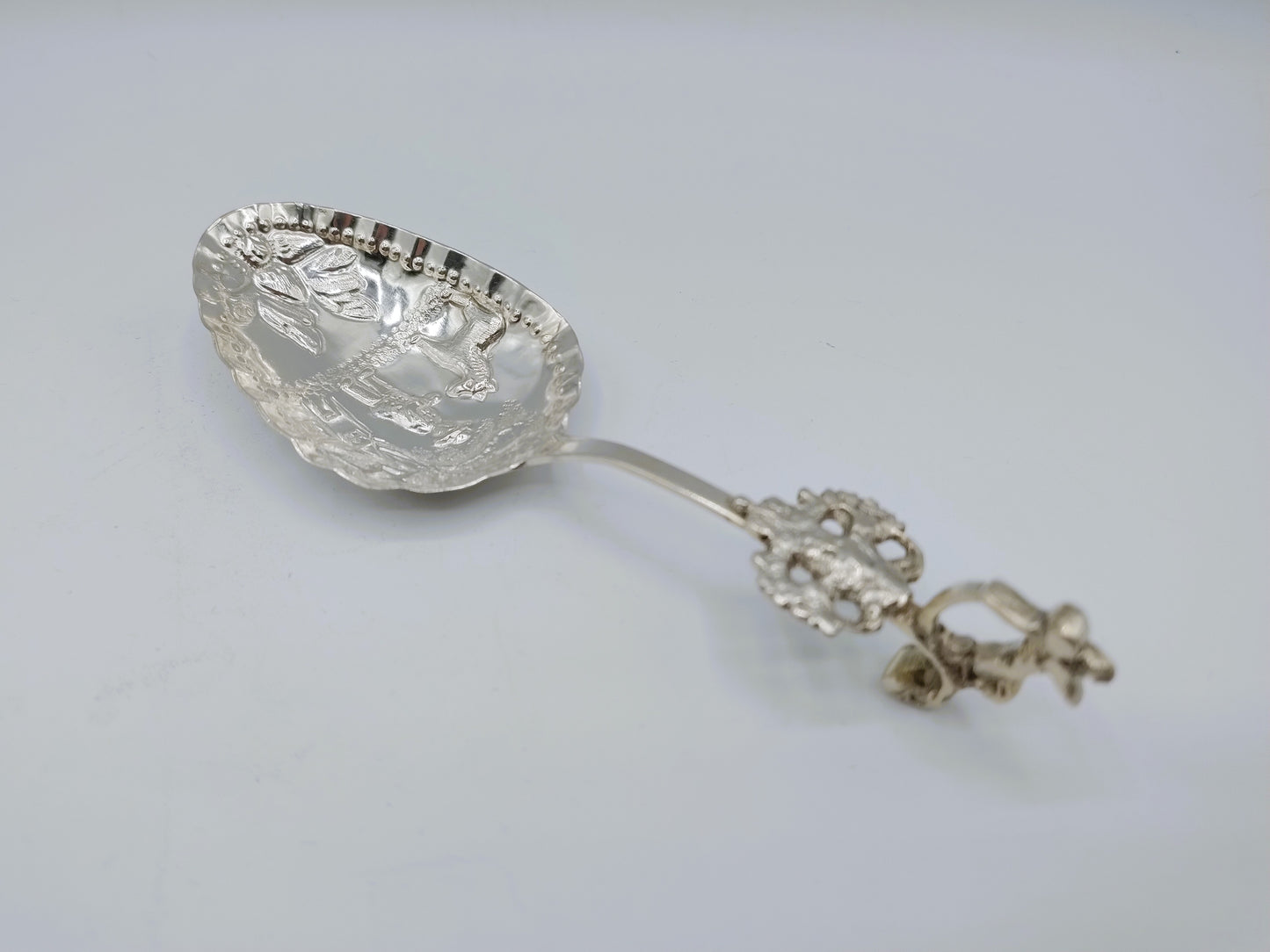 Silver cream spoon, J. Schijfsma, Sneek, c. 1880