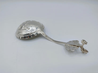 Zilveren roomlepel, J. Schijfsma, Sneek, ca. 1880