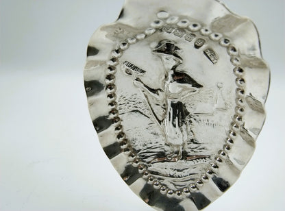 Silver cream spoon, Gebr. S. and H. Reitsma, Sneek, 1896