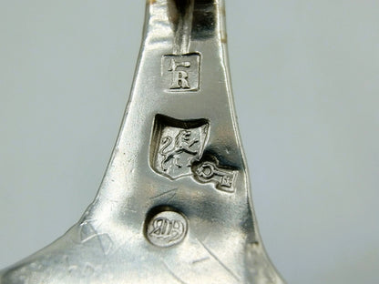 Silver cream spoon, Gebr. S. and H. Reitsma, Sneek, 1896