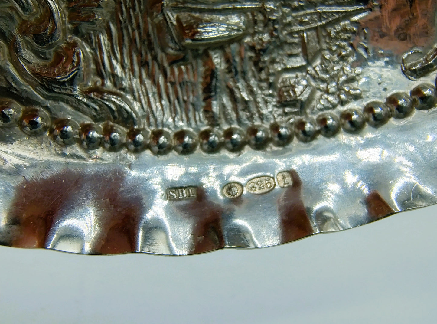 Silver cream spoon, makers' mark S. and H. Reitsma, Sneek, 1905