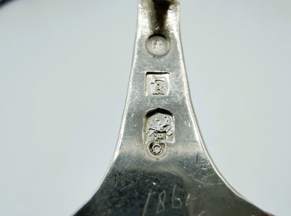 Silver cream spoon, makers' mark S. and H. Reitsma, Sneek, 1905