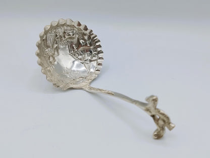 Silver cream spoon, H. Hooijkaas, Schoonhoven, 1885