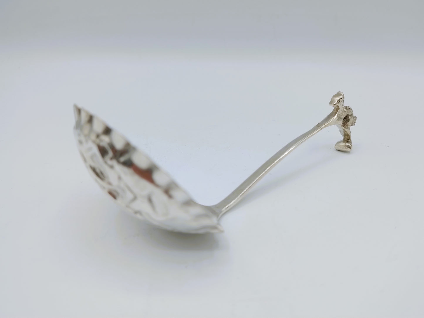Silver cream spoon, H. Hooijkaas, Schoonhoven, 1885