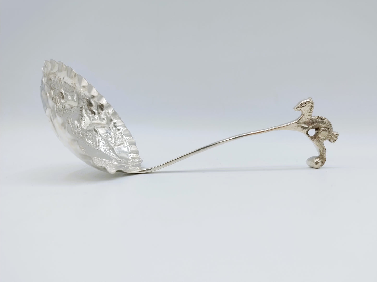 Silver cream spoon, H. Hooijkaas, Schoonhoven, 1885