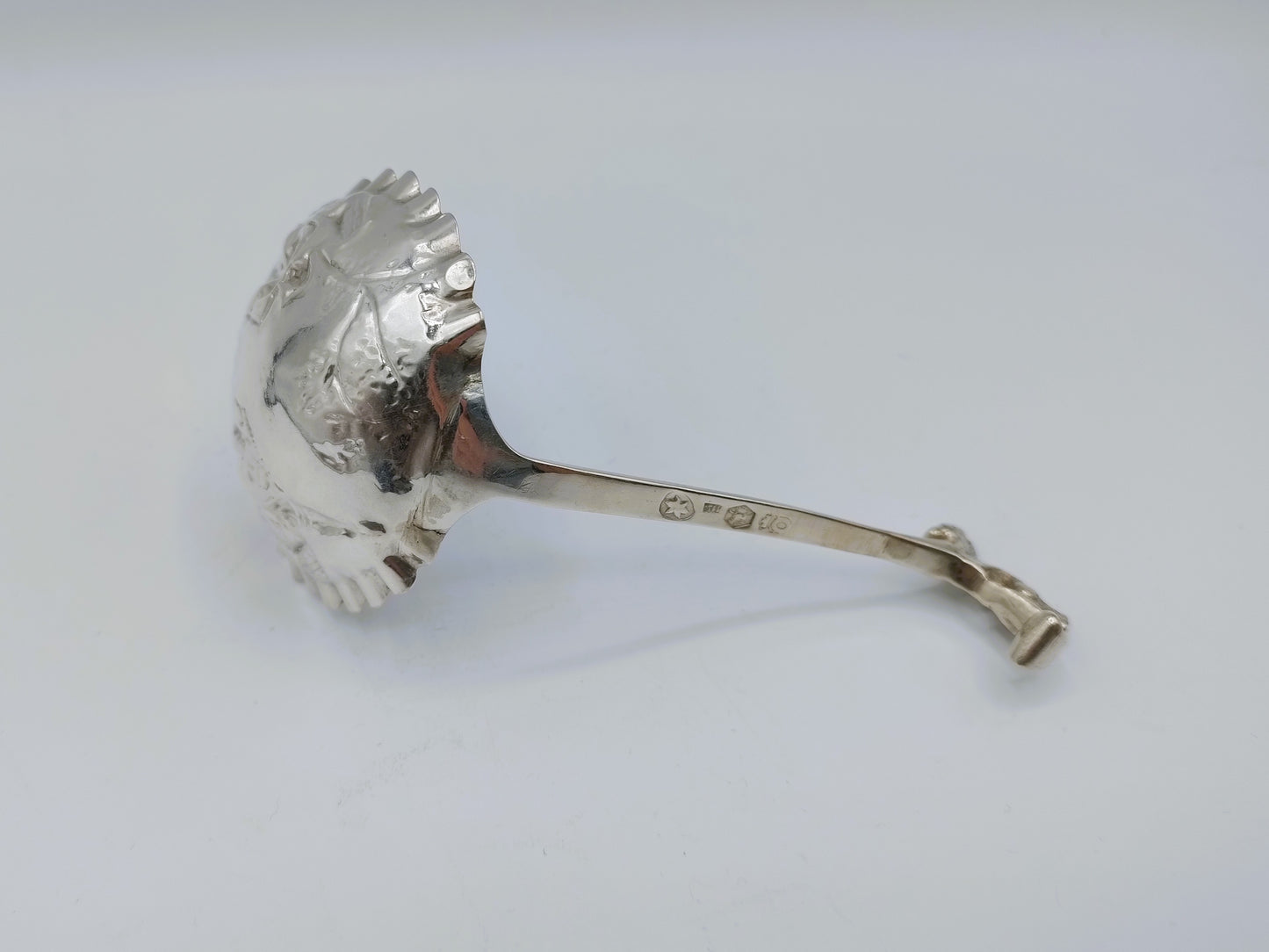 Silver cream spoon, H. Hooijkaas, Schoonhoven, 1885