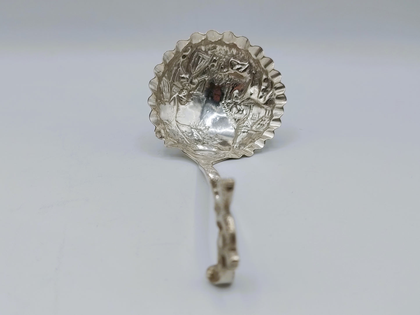Silver cream spoon, H. Hooijkaas, Schoonhoven, 1885