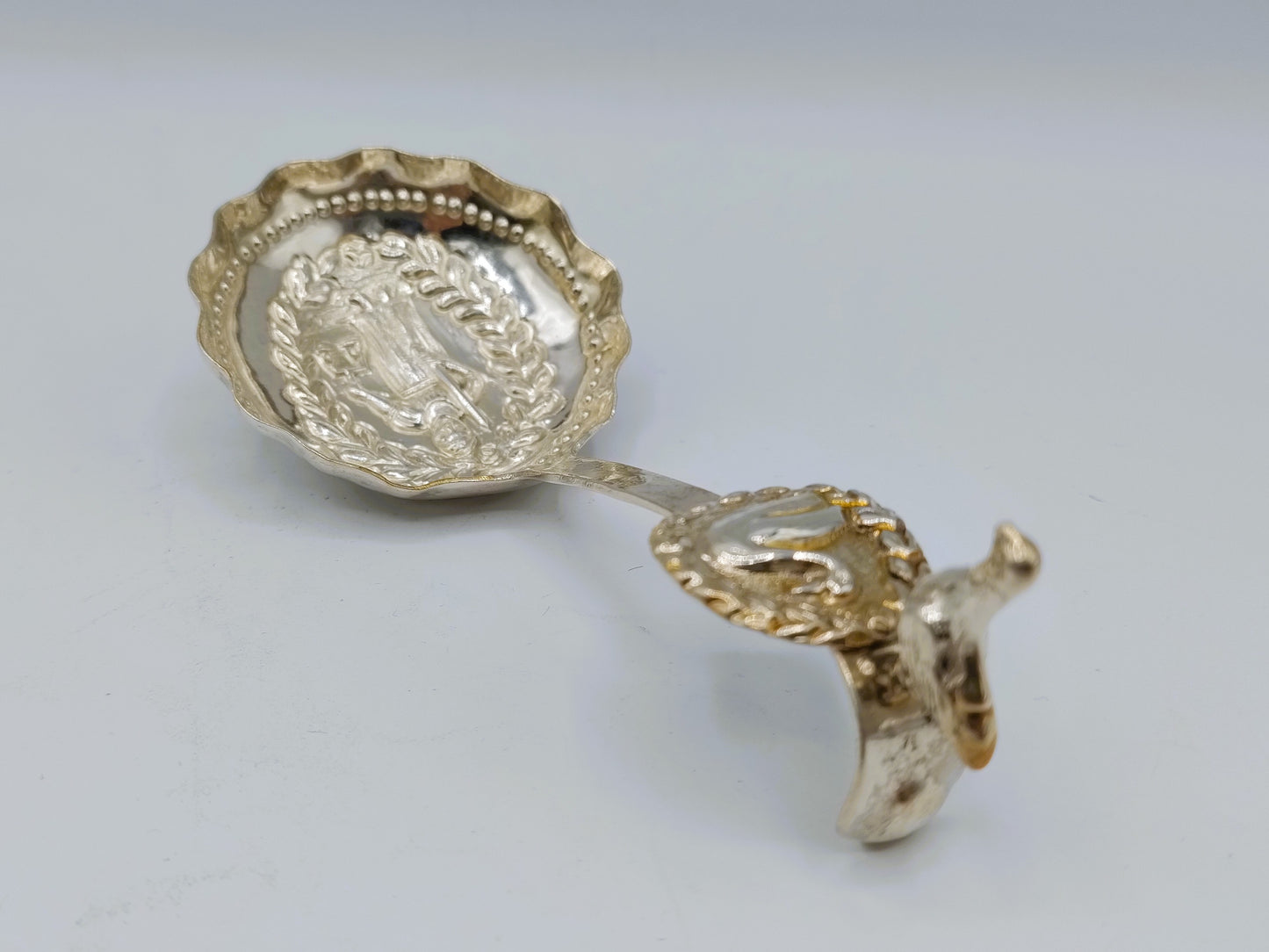 Silver cream spoon, H. Hooijkaas, Schoonhoven, 1886