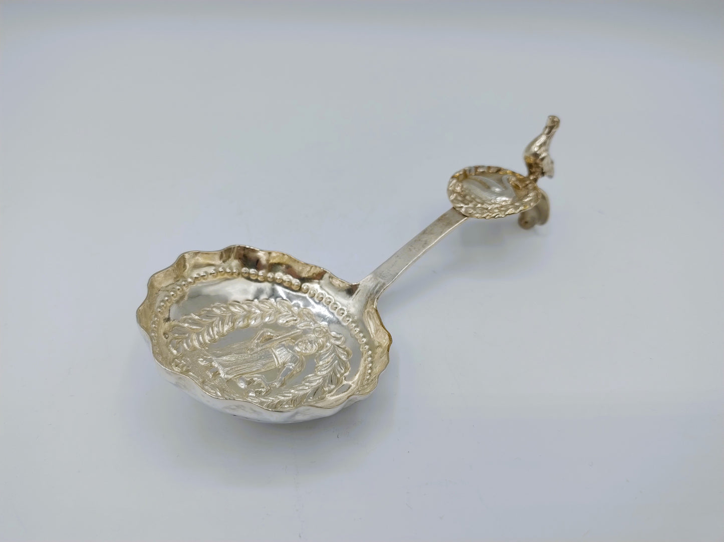 Silver cream spoon, H. Hooijkaas, Schoonhoven, 1886