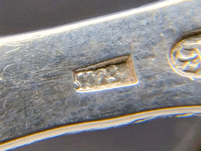 Silver cream spoon, H. Hooijkaas, Schoonhoven, 1886