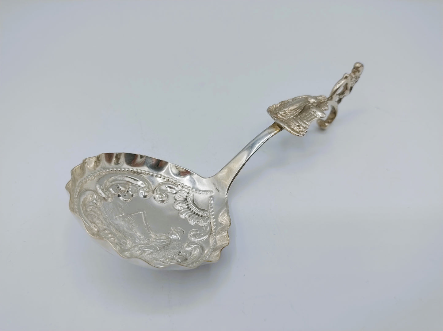 Silver cream spoon, S.T. Reitsma, Heerenveen, ca. 1880