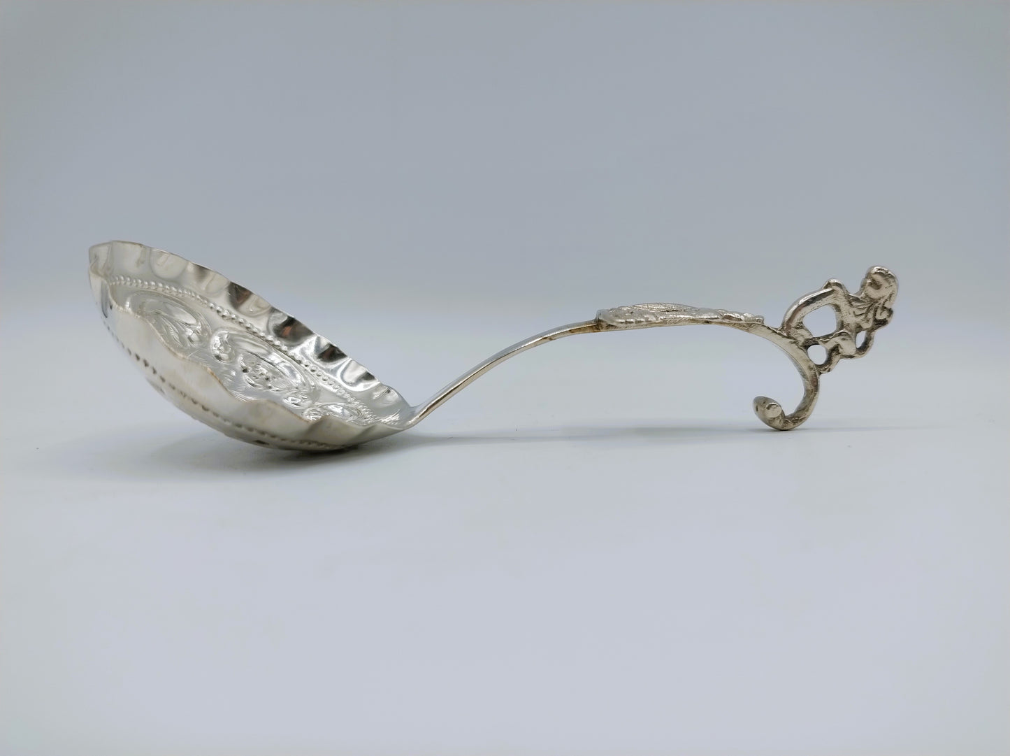 Silver cream spoon, S.T. Reitsma, Heerenveen, ca. 1880