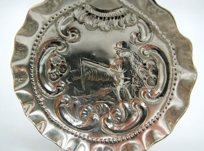 Silver cream spoon, S.T. Reitsma, Heerenveen, ca. 1880