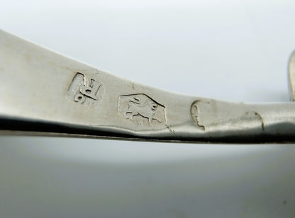Silver cream spoon, S.T. Reitsma, Heerenveen, ca. 1880