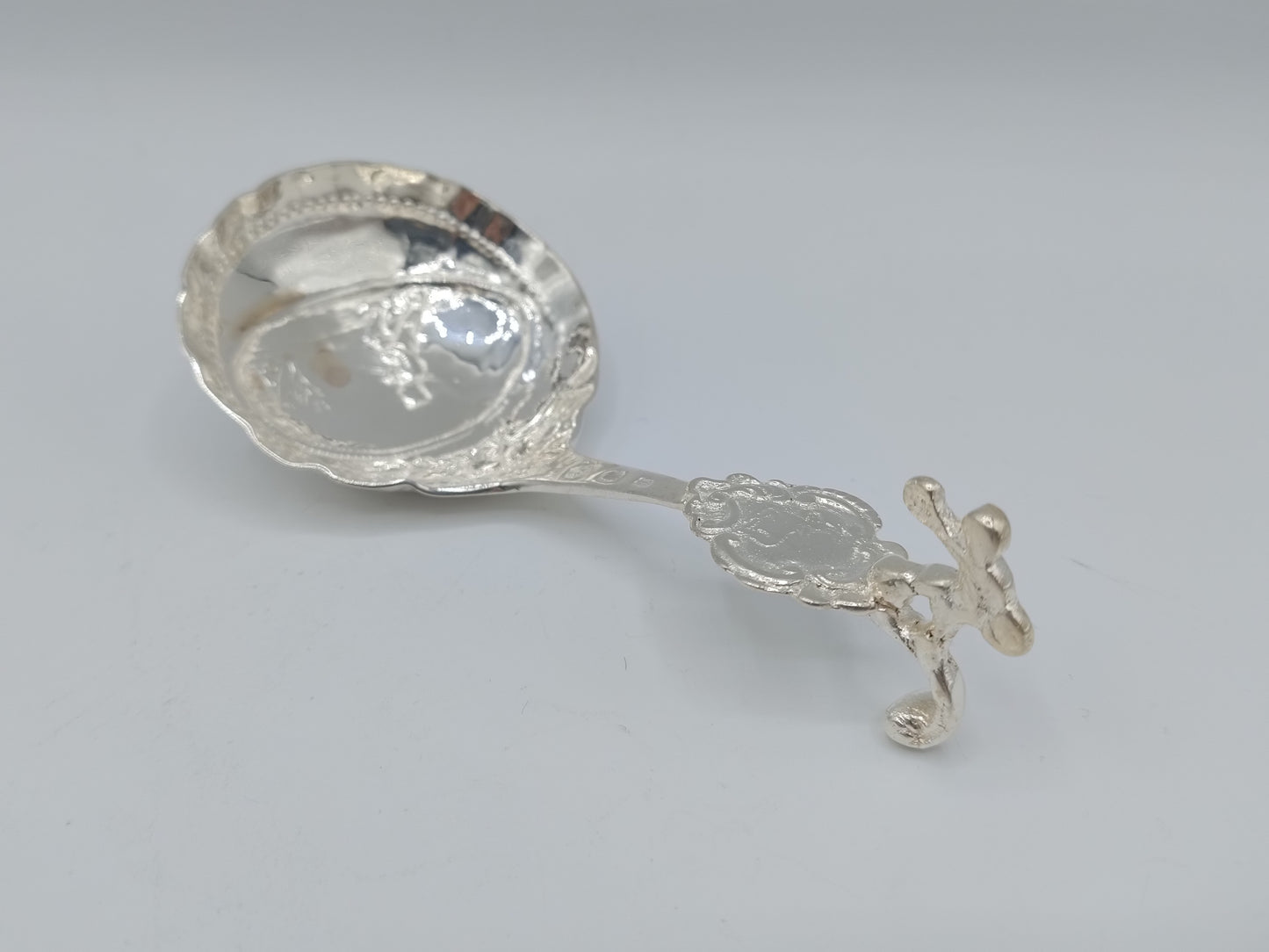 Silver cream spoon, P. Schmidt, Leeuwarden, 1818