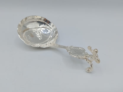 Silver cream spoon, P. Schmidt, Leeuwarden, 1818