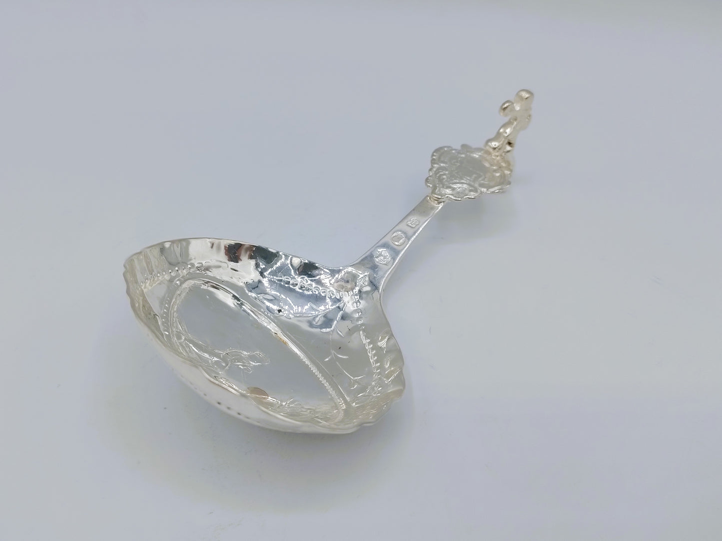 Silver cream spoon, P. Schmidt, Leeuwarden, 1818
