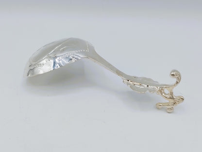 Silver cream spoon, P. Schmidt, Leeuwarden, 1818