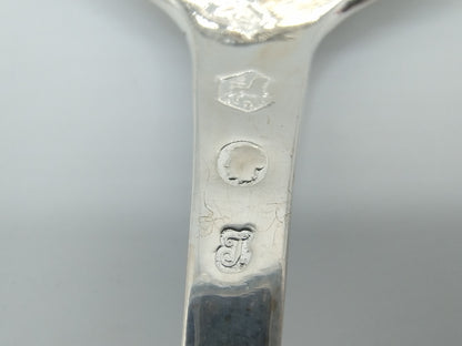 Silver cream spoon, P. Schmidt, Leeuwarden, 1818