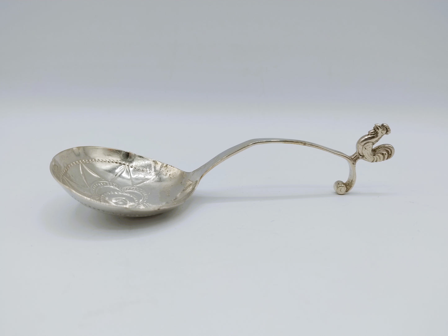 Zilveren roomlepel, H. Oving, Groningen, 1839